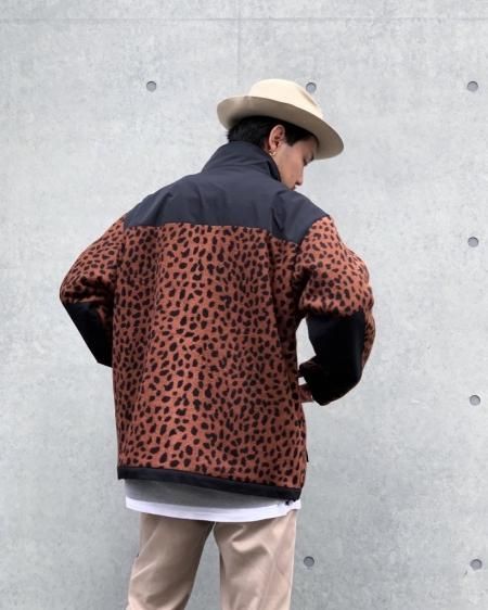 WACKO MARIA LEOPARD BOA FLEECE JACKETハイドアンドシーク