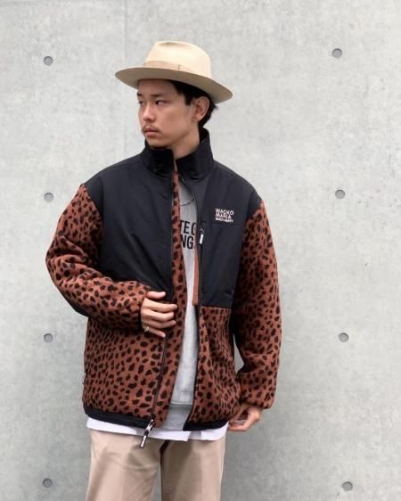 WACKO MARIA (ワコマリア) LEOPARD BOA FLEECE JACKET (レオパードボア