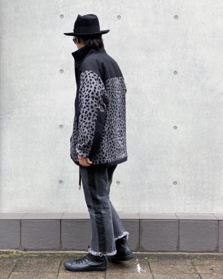 WACKO MARIA ワコマリア LEOPARD BOA FLEECE JACKET レオパードボア