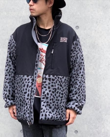 WACKO MARIA (ワコマリア) LEOPARD BOA FLEECE JACKET (レオパードボア