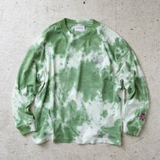 ANASOLULE (アナソルール) Nicetrip Tie-dye L/S Tee (タイダイ染め長袖TEE) Green