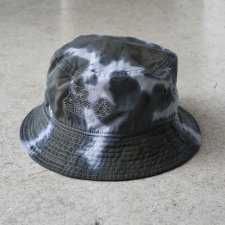 ANASOLULE (アナソルール) Nicetrip Tie-dye Hat (タイダイ染めハット) Black