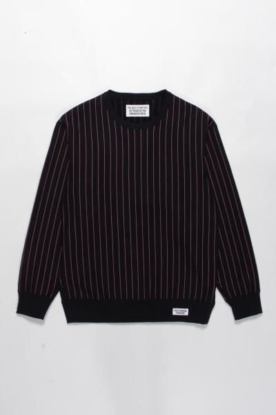 WACKO MARIA STRIPED CREWNECK SWEAT SHIRTよろしくお願い致します^_^