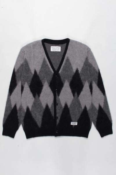 WACKO MARIA (ワコマリア) DIAMOND MOHAIR CARDIGAN (ダイアモンド