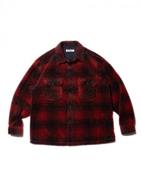 COOTIE (クーティー) Ombre Boa Check CPO Jacket (オンブレボア ...