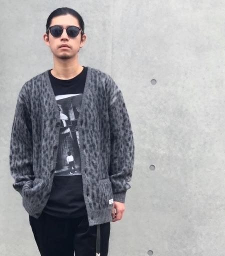 WACKO MARIA (ワコマリア) LEOPARD MOHAIR CARDIGAN (レオパードモヘア