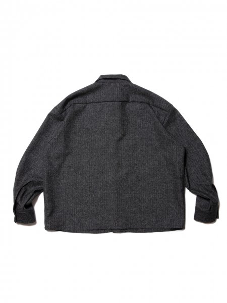 COOTIE (クーティー) Melange Wool Work Shirt (ウールワーク