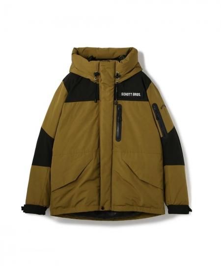 お買得 Schott MILITARY DOWN PARKA ブラウン XL-