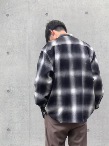 Cal Top (カルトップ) OMBRE CHECK L/S SHIRTS(オンブレチェック長袖 