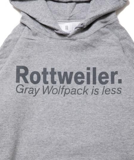 Rottweiler グレー パーカー ROTTWEILER (ロットワイラー)G.W.P PARKA(プルオーバーパーカー) GRAY