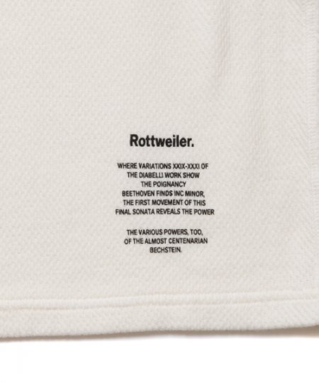 ROTTWEILER (ロットワイラー)Thermal(ダブルフェイスサーマル) WHITE