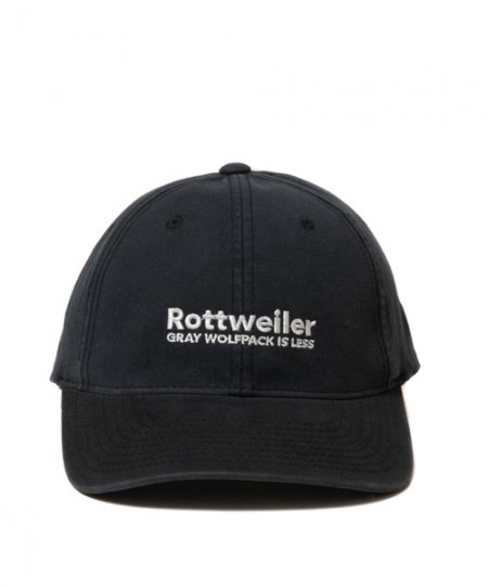 ROTTWEILER (ロットワイラー) DAD R.W CAP(キャップ) BLACK