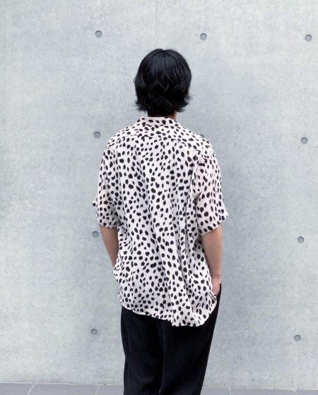 WAX (ワックス) Animal open collar shirts (アニマルオープン