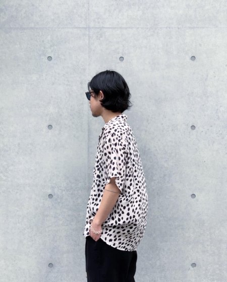 WAX (ワックス) Animal open collar shirts (アニマルオープン