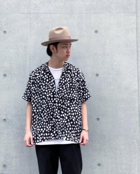 WAX (ワックス) Animal open collar shirts (アニマルオープン