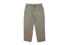 WAX (ワックス) Linen stripe easy pants(リネンストライプイージーパンツ) KHAKI