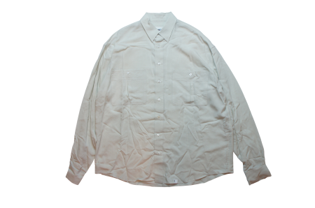 WAX (ワックス) Design L/S shirts (長袖シャツ) NATURAL WAX (ワックス) Design L/S shirts (長袖シャツ) NATURAL
