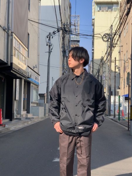 THM WAX ワックスBalloon coach jacket カーキ-