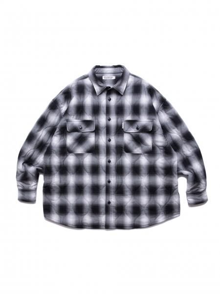 COOTIE (クーティー) Ombre Check Quilting CPO Jacket(オンブレ