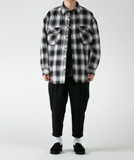 COOTIE (クーティー) Ombre Check Quilting CPO Jacket(オンブレ 