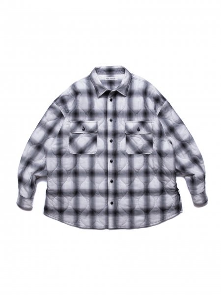 COOTIE (クーティー) Ombre Check Quilting CPO Jacket(オンブレ ...