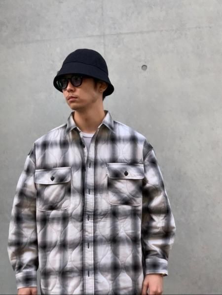 COOTIE (クーティー) Ombre Check Quilting CPO Jacket(オンブレ ...