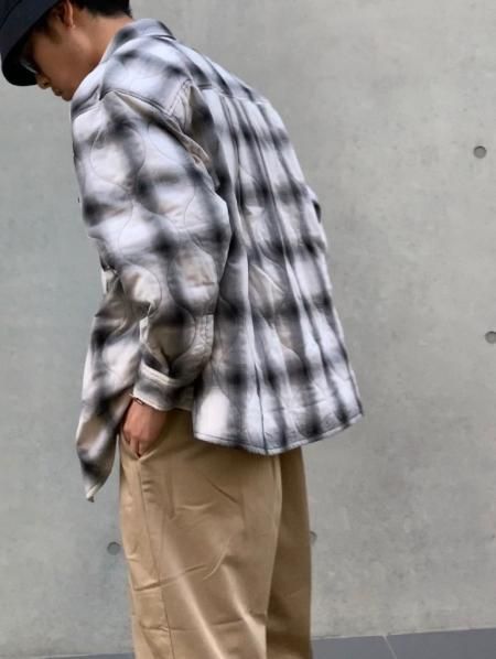 COOTIE (クーティー) Ombre Check Quilting CPO Jacket(オンブレ