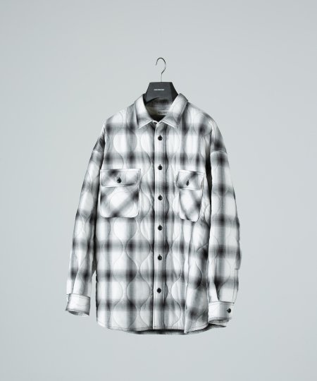 COOTIE (クーティー) Ombre Check Quilting CPO Jacket(オンブレ 