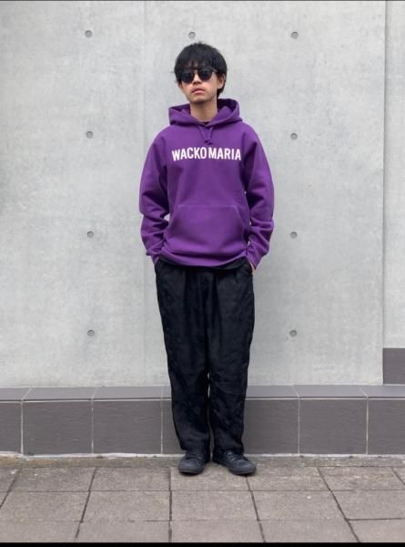 WACKO MARIA (ワコマリア) HEAVY WEIGHT PULLOVER HOODED SWEAT SHIRT (TYPE-2) ( ヘビーウェイトプルオーバーパーカー) PURPLE