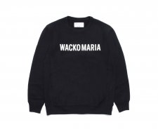 WACKO MARIA (拾ޥꥢ) HEAVY WEIGHT CREW NECK SWEAT SHIRT (TYPE-2) (إӡȥ롼ͥåå) BLACK