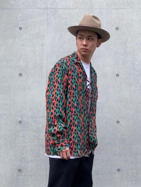 WACKO MARIA (ワコマリア) HAWAIIAN SHIRT L/S (TYPE-2) (レオパード柄