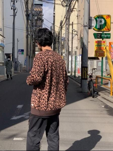 WACKO MARIA (ワコマリア) LEOPARD JACQUARD CARDIGAN (TYPE-1 