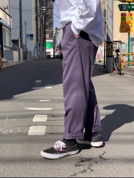 WACKO MARIA PLEATED TROUSERS パープル-