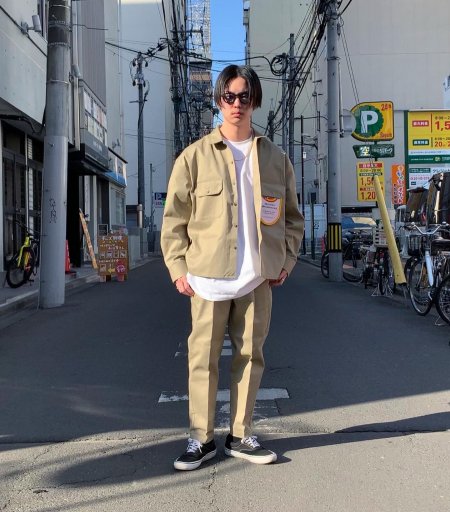 COOTIE (クーティー) T/C 1 Tuck Trousers (ワンタックトラウザー) Beige