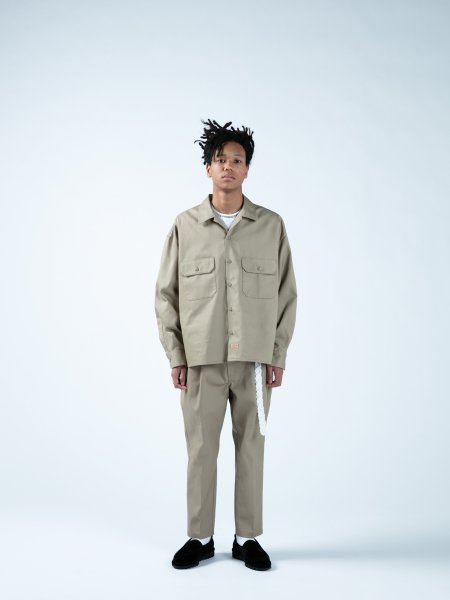 COOTIE (クーティー) T/C 1 Tuck Trousers (ワンタックトラウザー) Beige