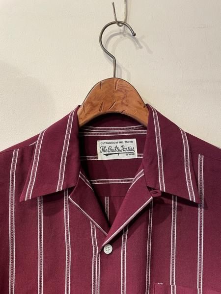 WACKO MARIA 23SS STRIPED OPEN COLLAR SHIRT ワコマリア シャツ