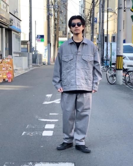 COOTIE (クーティー) Raza 1 Tuck Denim Pants (ワンタックデニムパンツ) Gray