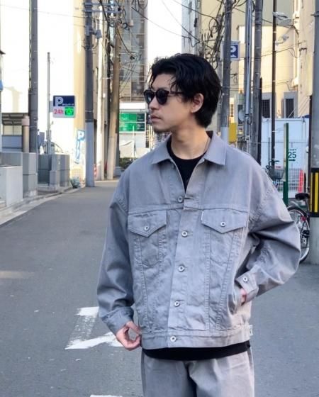 時間指定不可】 【美品】COOTIE クーティ Raza Denim Jacket グレー ...