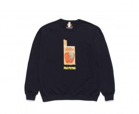 人気の ワコマリア PULP FICTION CREW NECK SWEAT SHIRT フロント