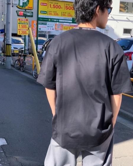 COOTIE (クーティー) Supima Cotton Jacquard Neck S/S Tee (スーピマ