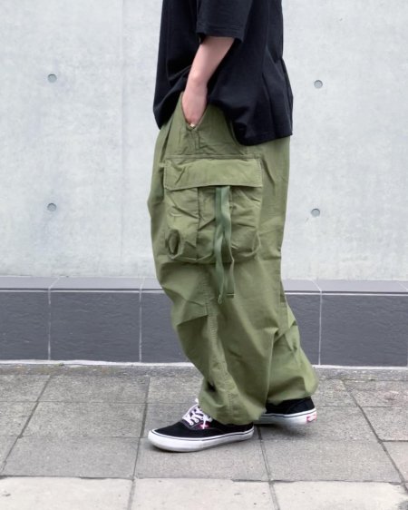 COOTIE (クーティー) Back Satin Error Fit Cargo Easy Pants (バック ...