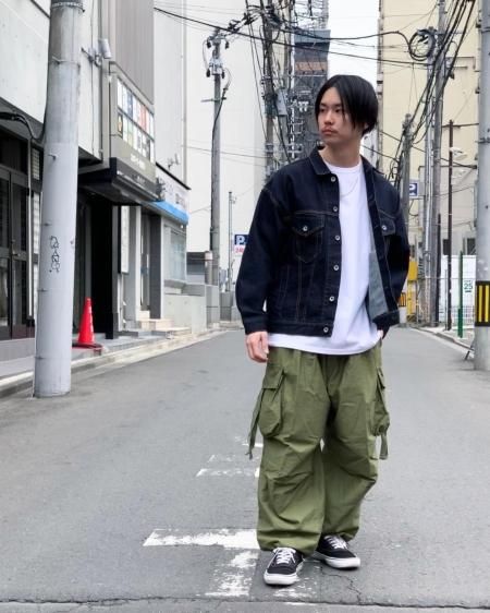 COOTIE (クーティー) Back Satin Error Fit Cargo Easy Pants (バック