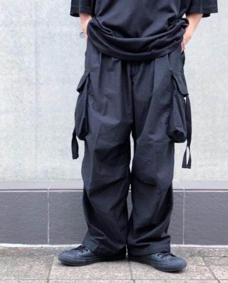 COOTIE (クーティー) Back Satin Error Fit Cargo Easy Pants (バック