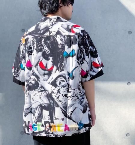 WACKO MARIA (ワコマリア) NICE DREAMS / S/S HAWAIIAN SHIRT (ナイスドリームス半袖ハワイアンシャツ)  MONO