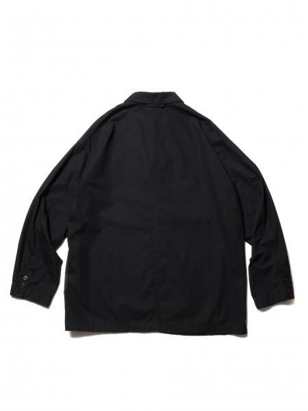 COOTIE (クーティー) Garment Dyed Lapel Jacket (ラペルジャケット) Black