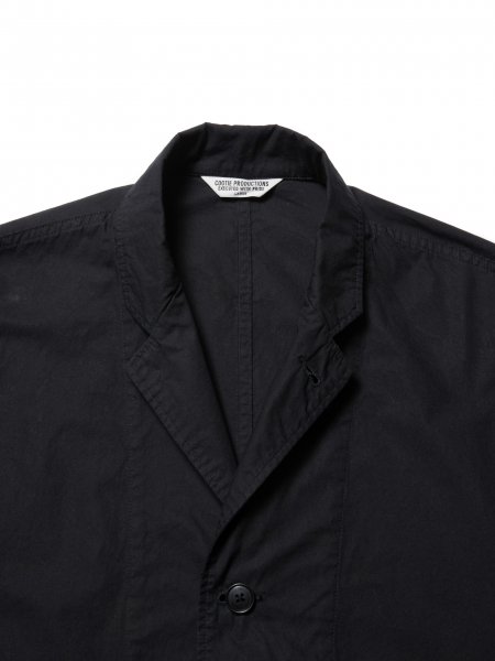 COOTIE (クーティー) Garment Dyed Lapel Jacket (ラペルジャケット) Black