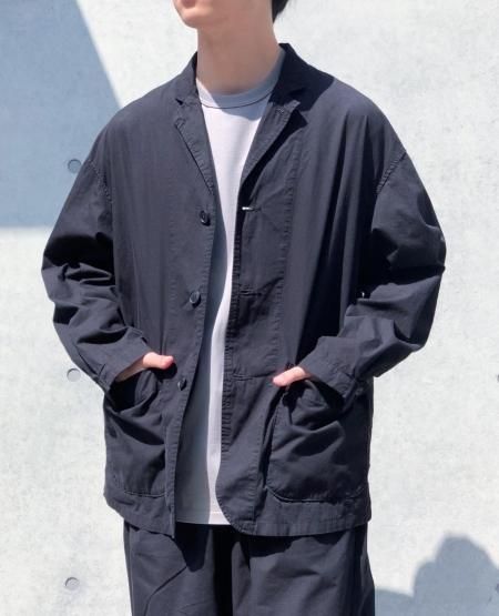 COOTIE (クーティー) Garment Dyed Lapel Jacket (ラペルジャケット) Black