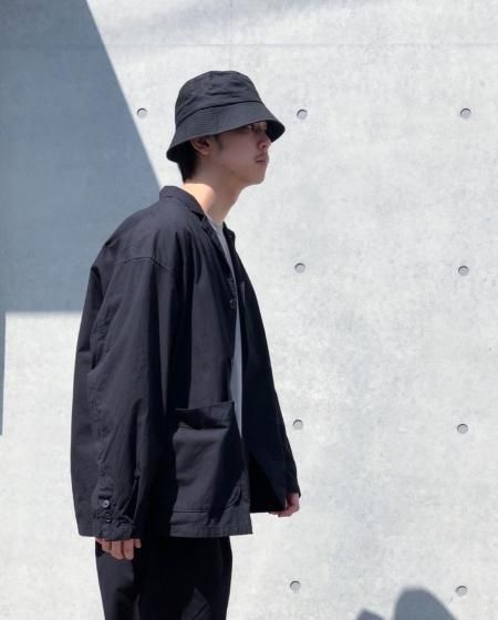 COOTIE (クーティー) Garment Dyed Lapel Jacket (ラペルジャケット) Black