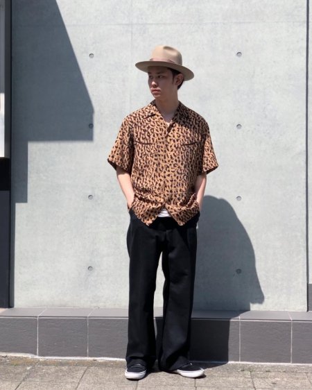 WACKO MARIA (ワコマリア) WESTERN SHIRT S/S (TYPE-3) (レオパード柄