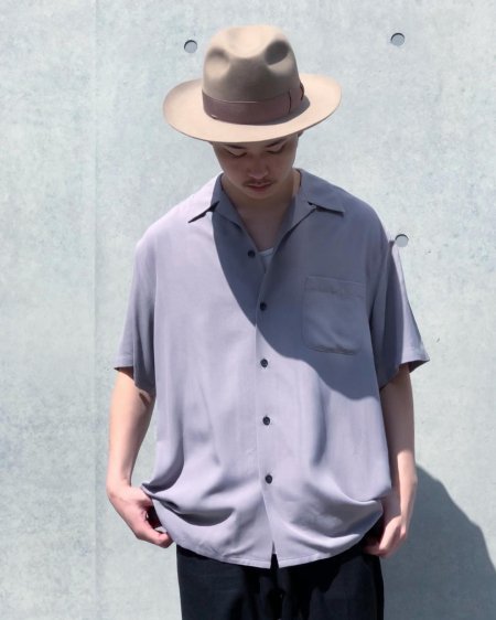 WACKO MARIA (ワコマリア) CHECK OPEN COLLAR SHIRT S/S (TYPE-2